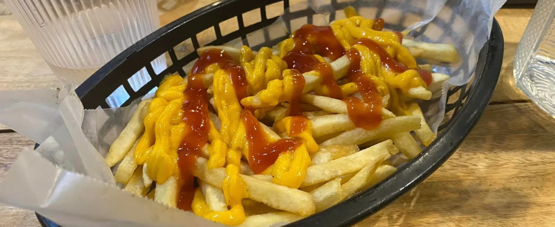 Jav javs burger and fries in Camotes
